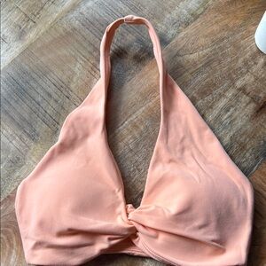 Buffbunny Collection Peach Rings twisted halter bra